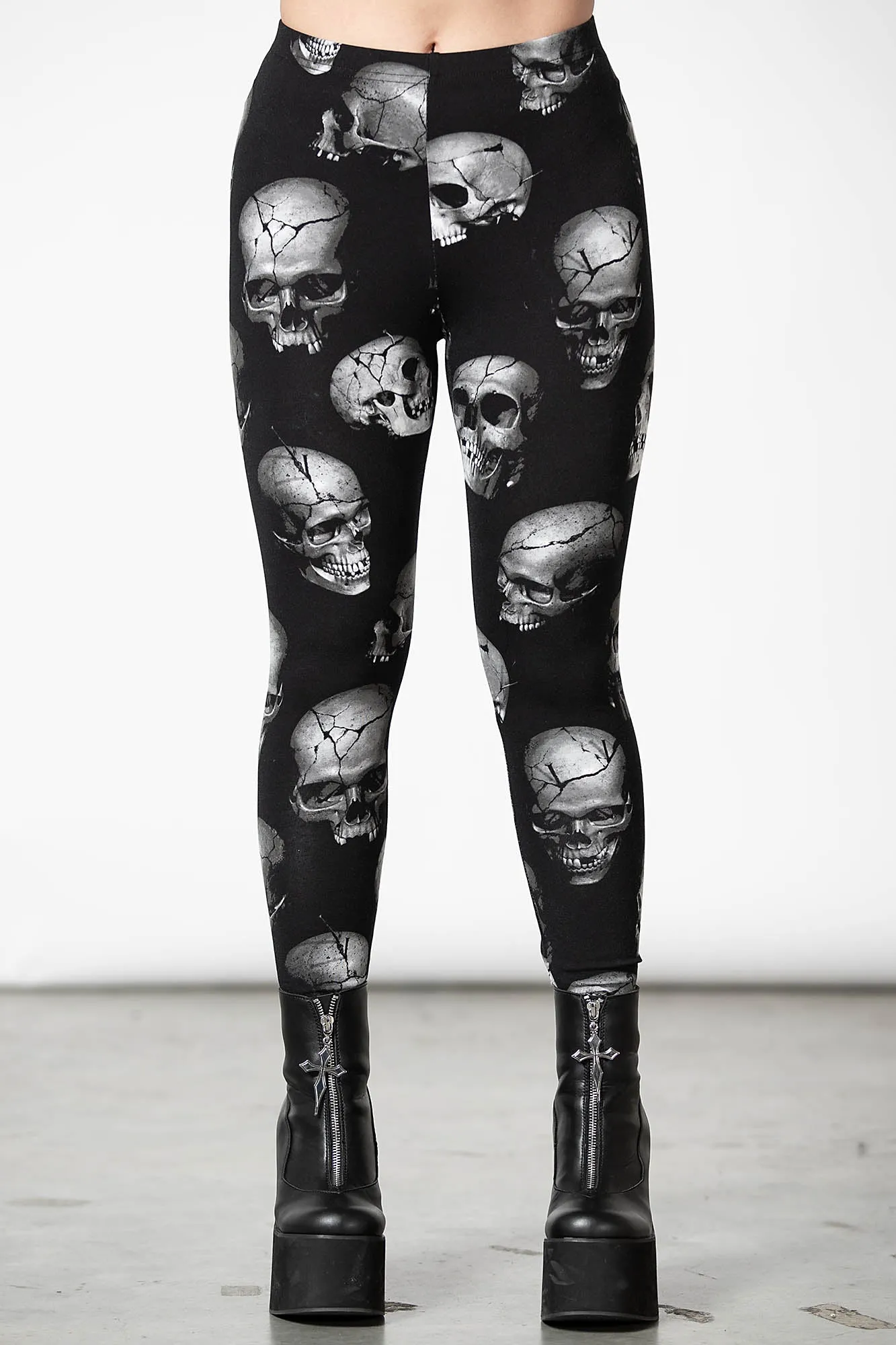 Headcase Leggings - Resurrect sold by Killstar product image thumbnail 3