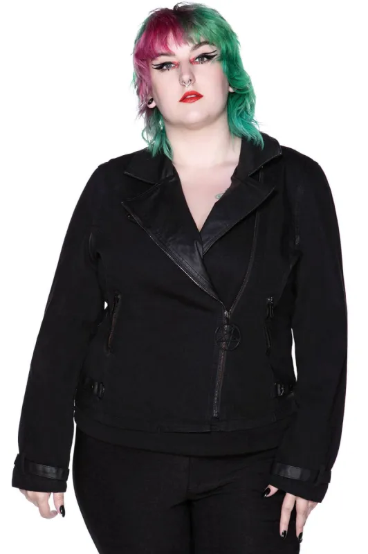 Interstate Biker Jacket [PLUS] - Resurrect sold by Killstar