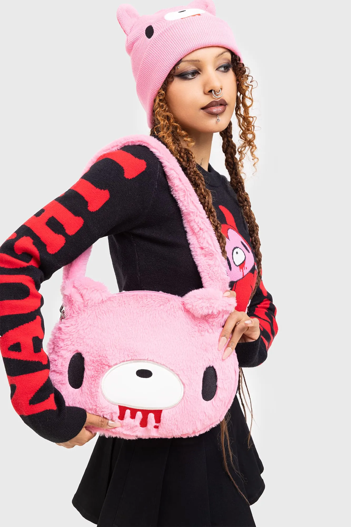 Gloomy Bear Shaped Tote Bag sold by Killstar