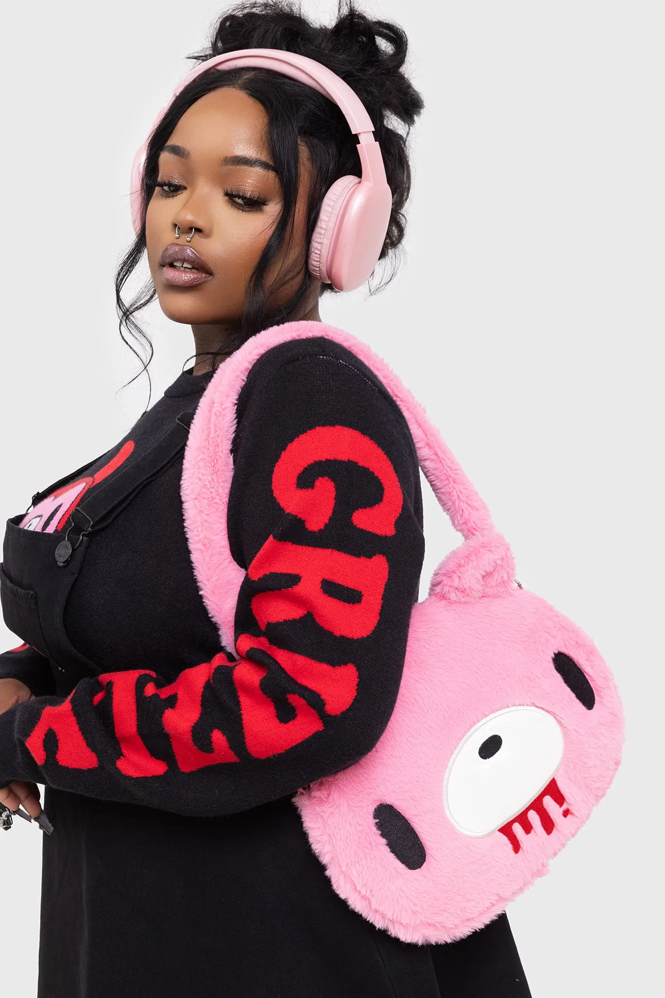 Gloomy Bear Shaped Tote Bag sold by Killstar product image thumbnail 3