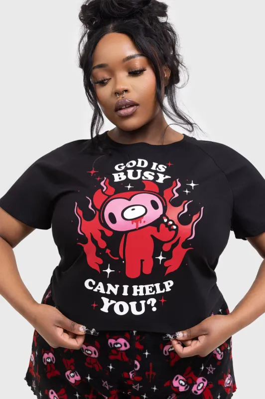 God Is Busy Lounge Top [PLUS] sold by Killstar