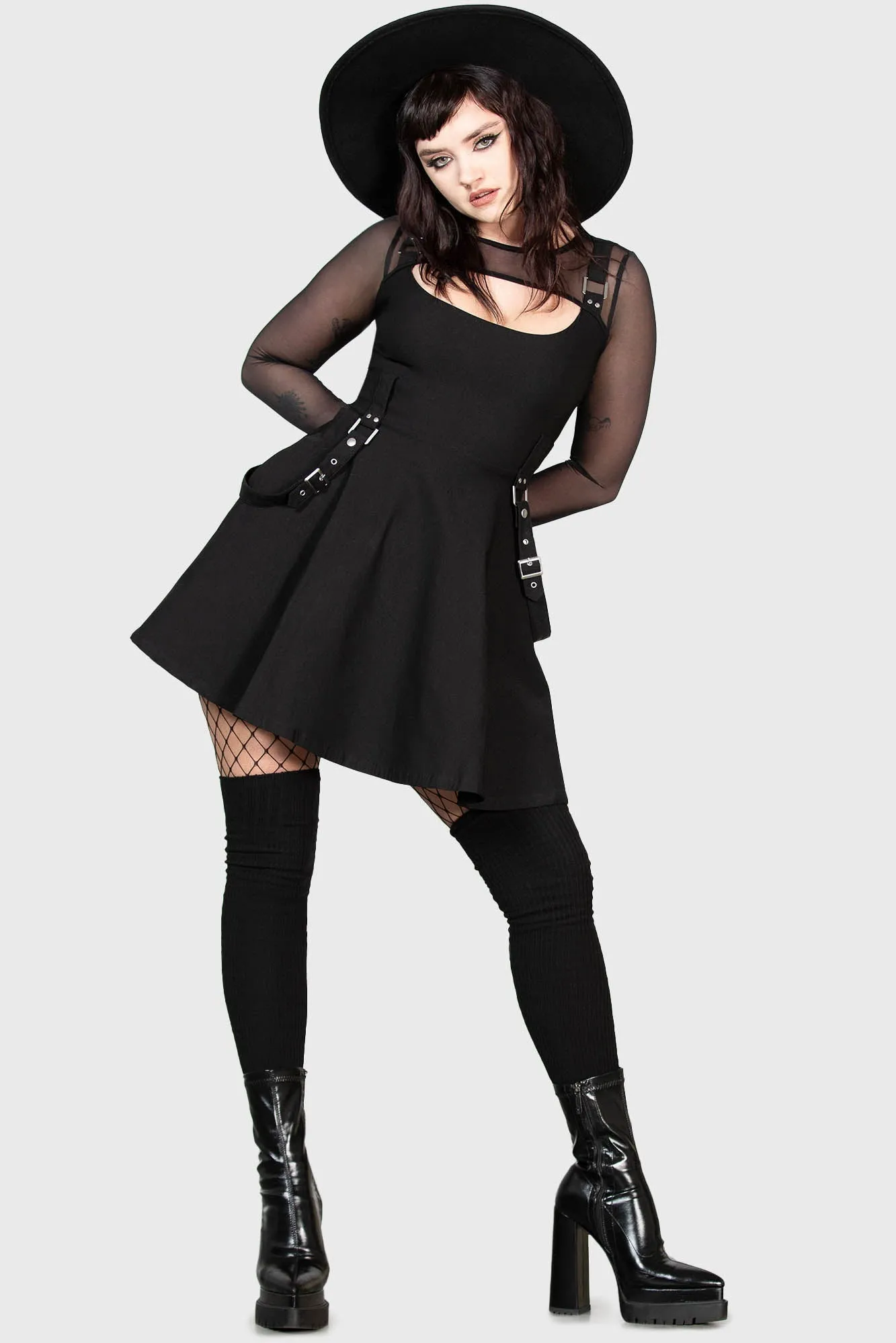 Krypt Keeper Mini Dress - Resurrect sold by Killstar product image thumbnail 2