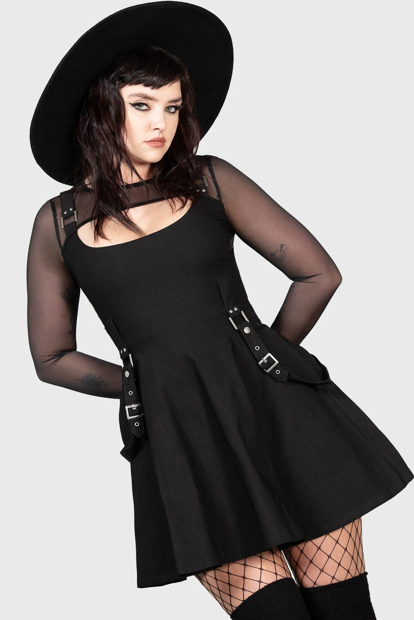 Krypt Keeper Mini Dress - Resurrect sold by Killstar