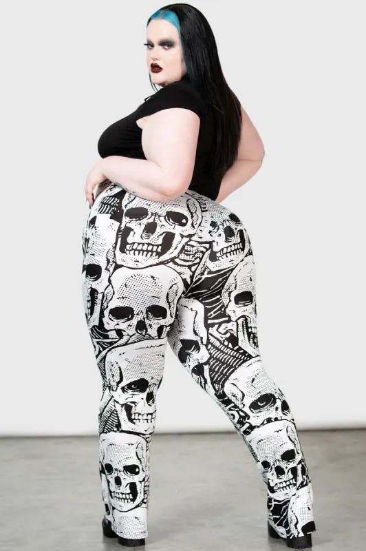 Plentiful Reap Bootcut Trousers [PLUS] sold by Killstar