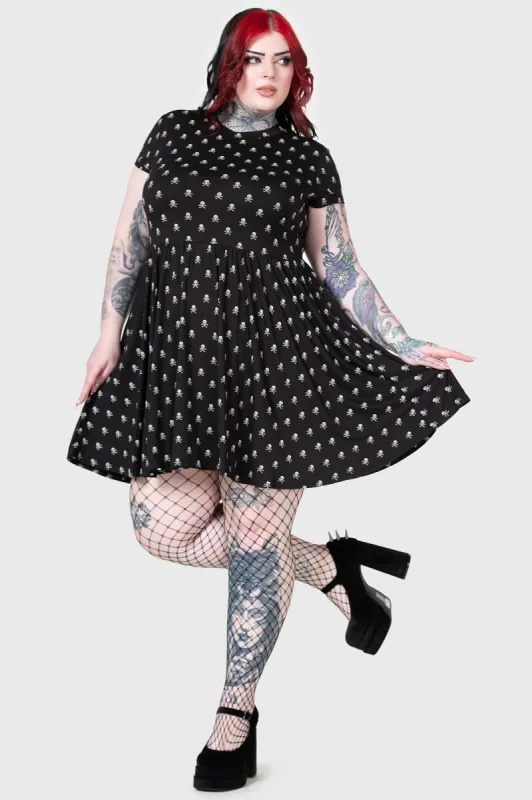 Fake Out Mini Dress [PLUS] sold by Killstar