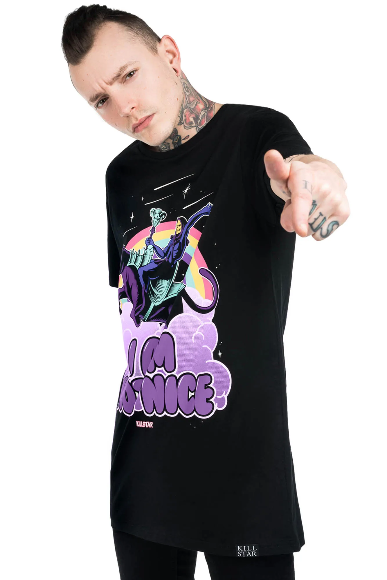 Not Nice T-Shirt - Resurrect sold by Killstar product image thumbnail 4