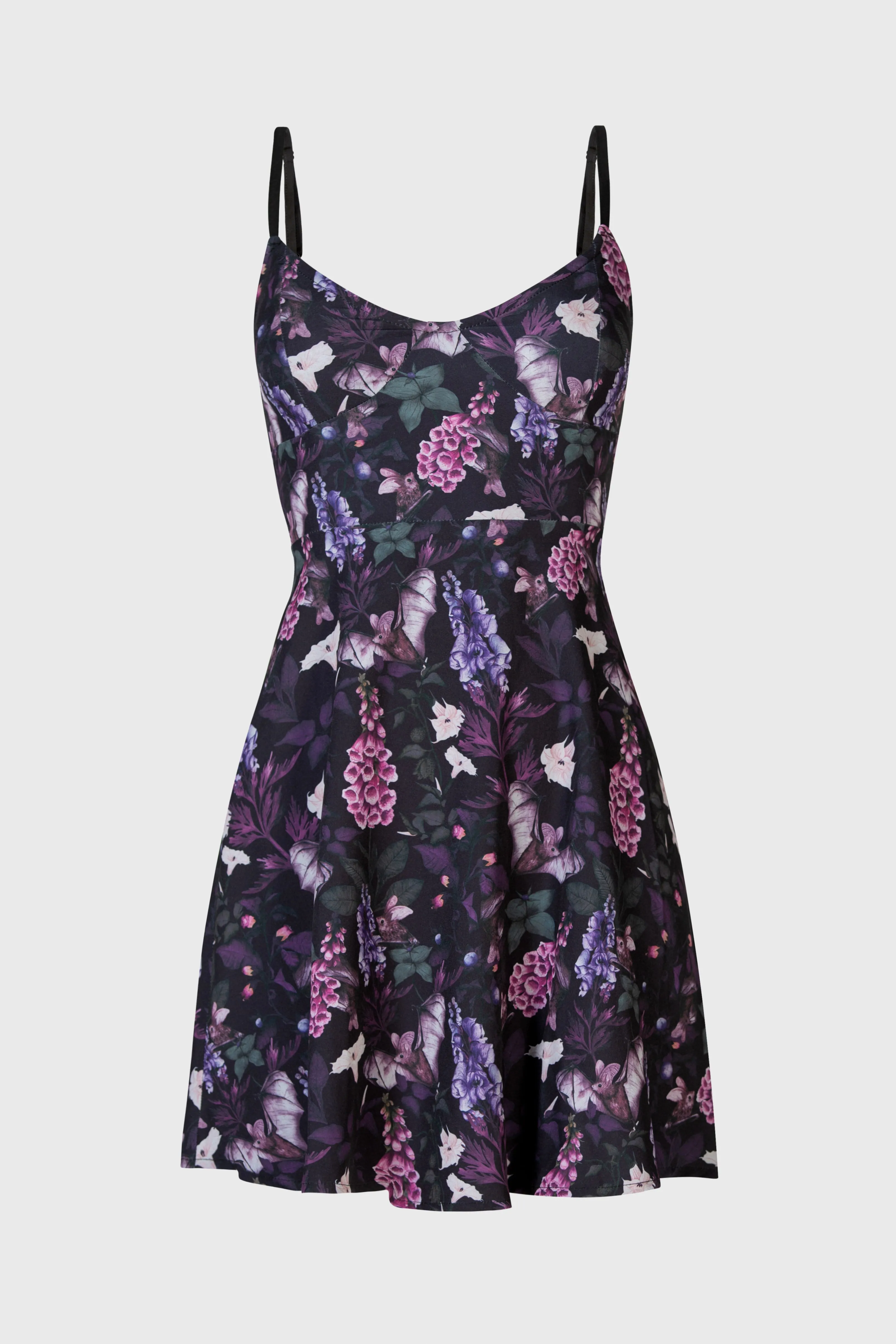 Forbidden Petals Slip Dress sold by Killstar product image thumbnail 4