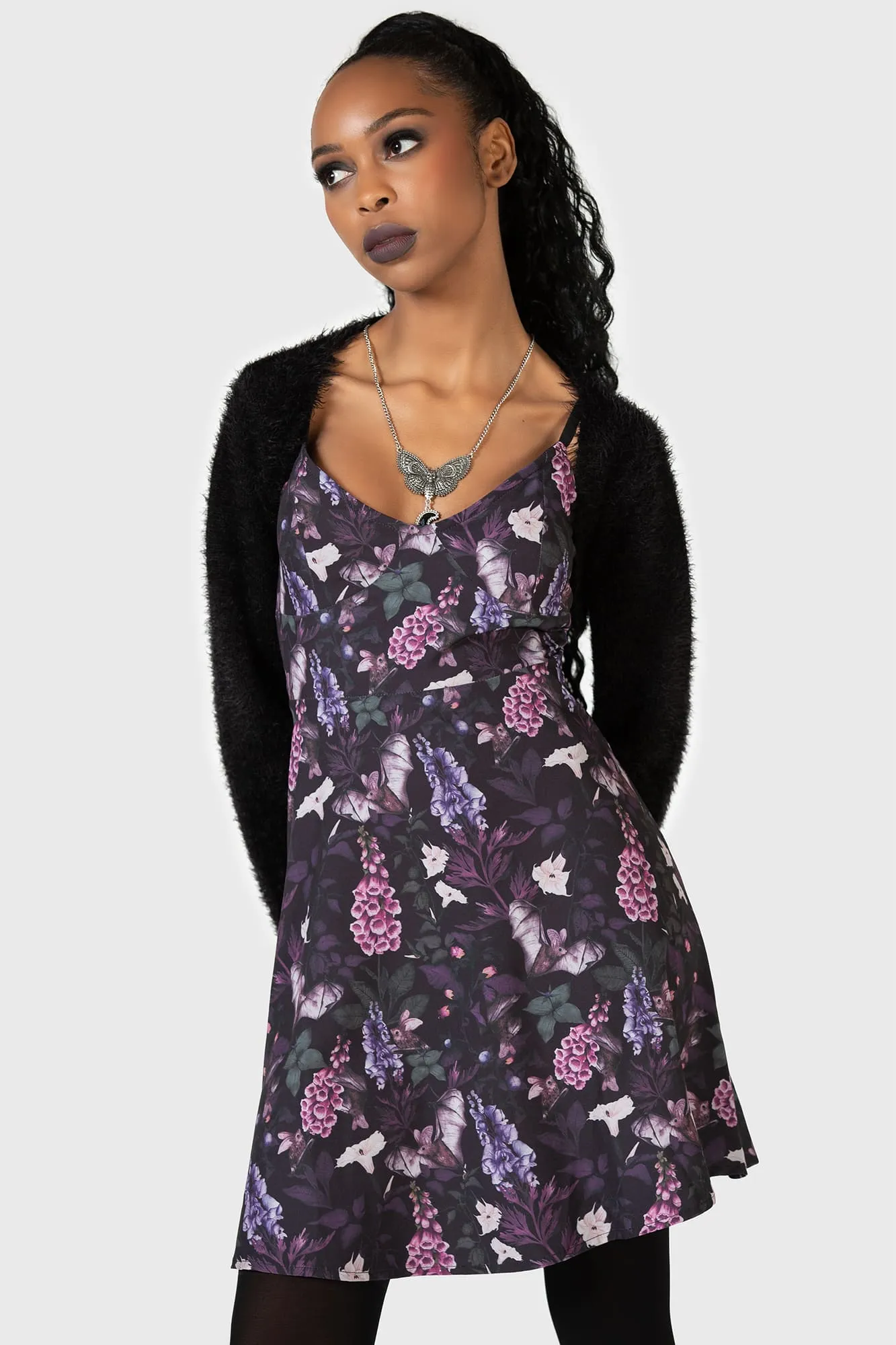 Forbidden Petals Slip Dress sold by Killstar