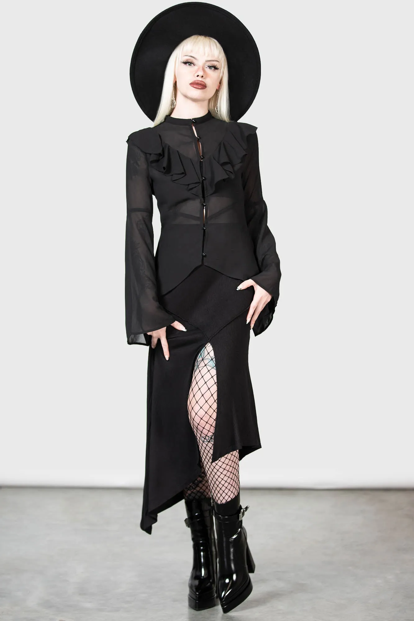 Valentine's Heart Blouse - Resurrect sold by Killstar product image thumbnail 2