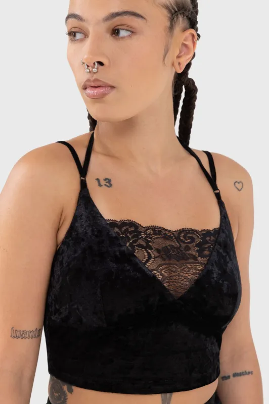 Burnt Obsidian Top sold by Killstar