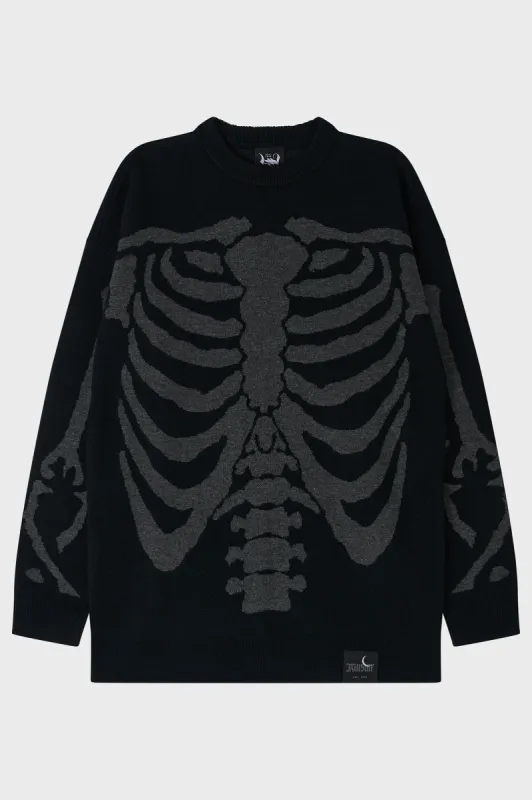 Skellie Sweater [PLUS] sold by Killstar