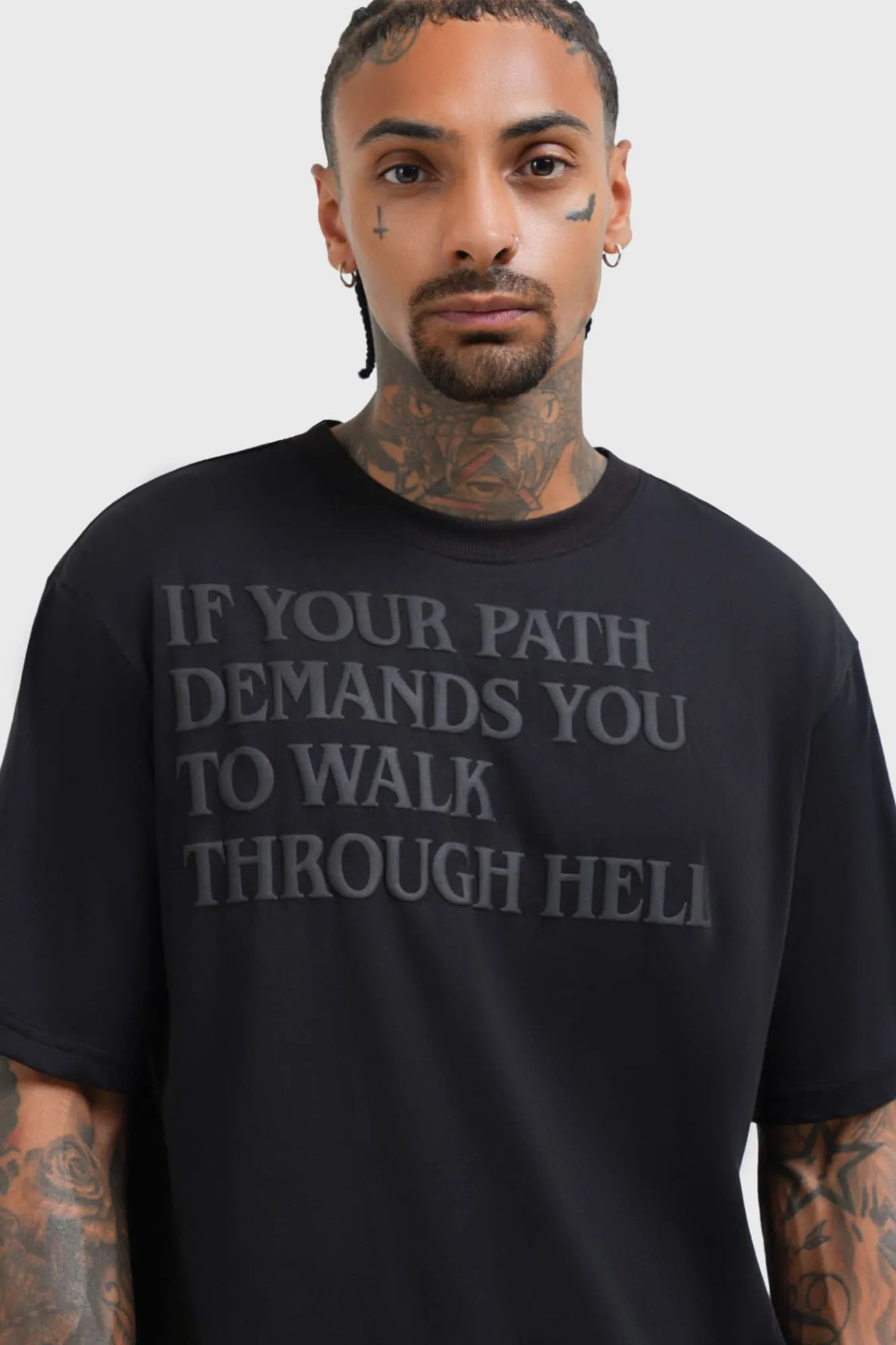 Walk Thru Hell Boxy T-Shirt sold by Killstar product image thumbnail 2