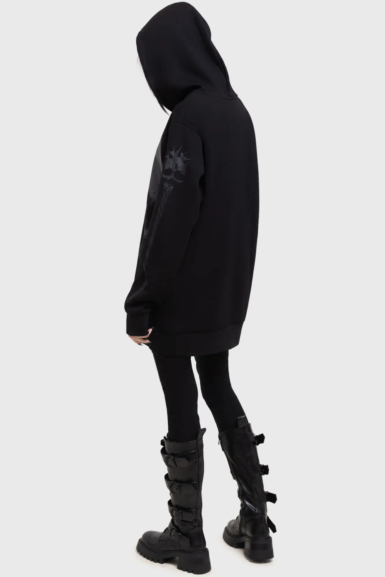 Hypnoskull Hoodie sold by Killstar product image thumbnail 5