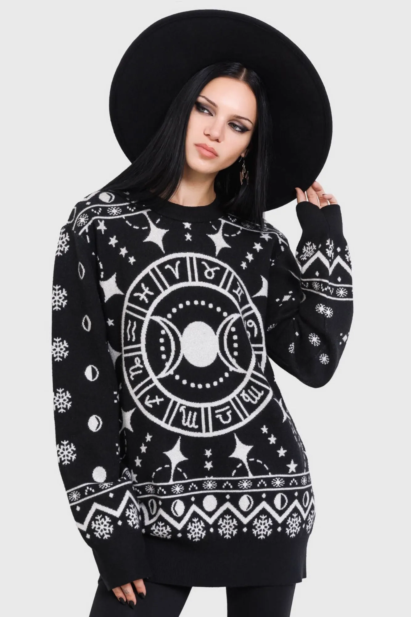 Cosmic Hallowmas Sweater sold by Killstar