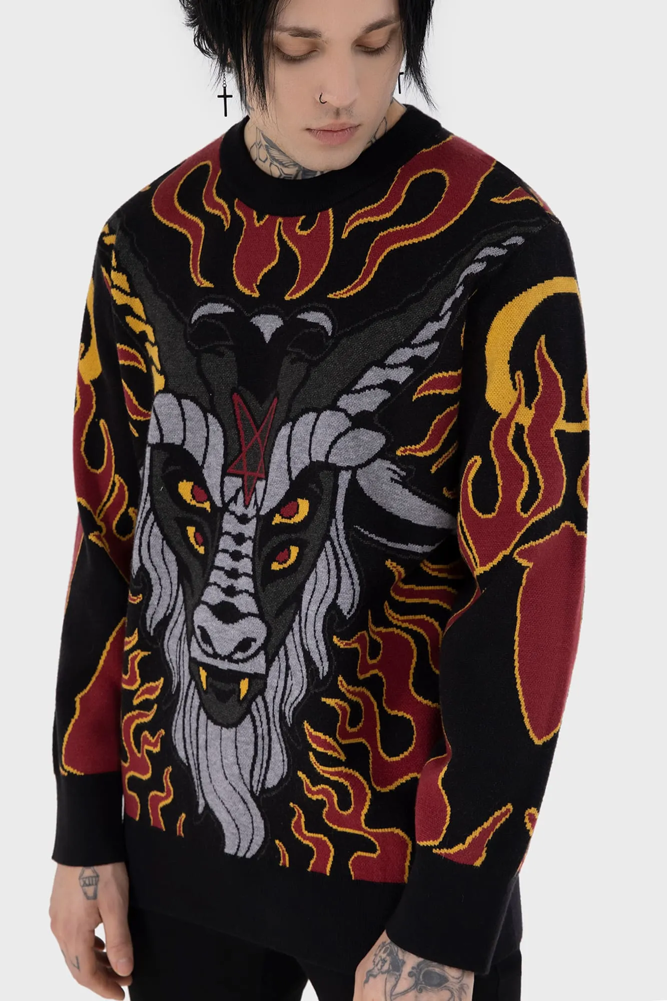Inferno Hallowmas Sweater sold by Killstar product image thumbnail 5
