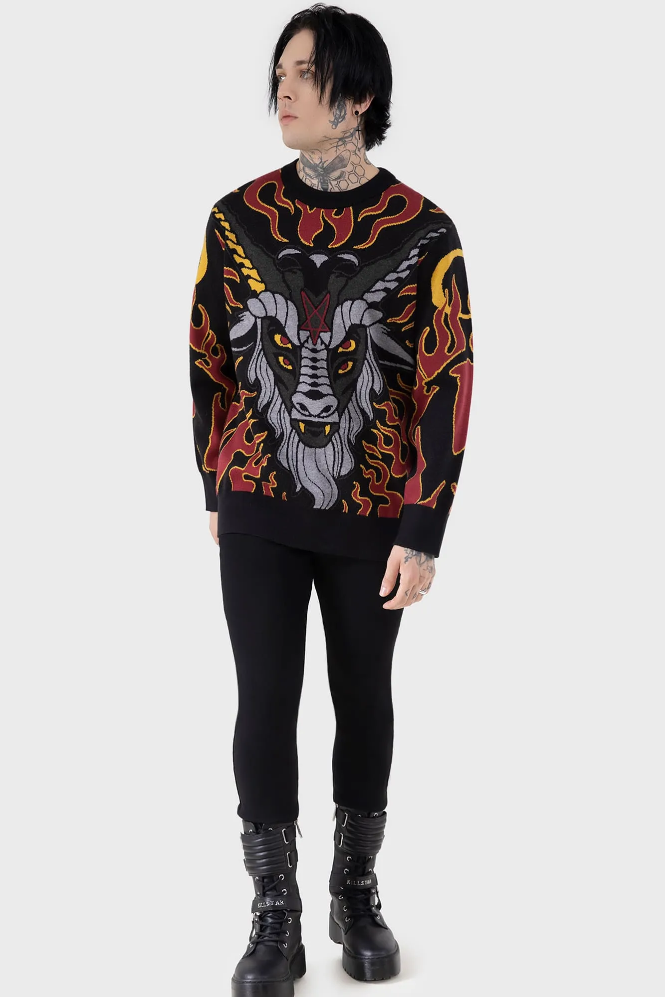 Inferno Hallowmas Sweater sold by Killstar product image thumbnail 4