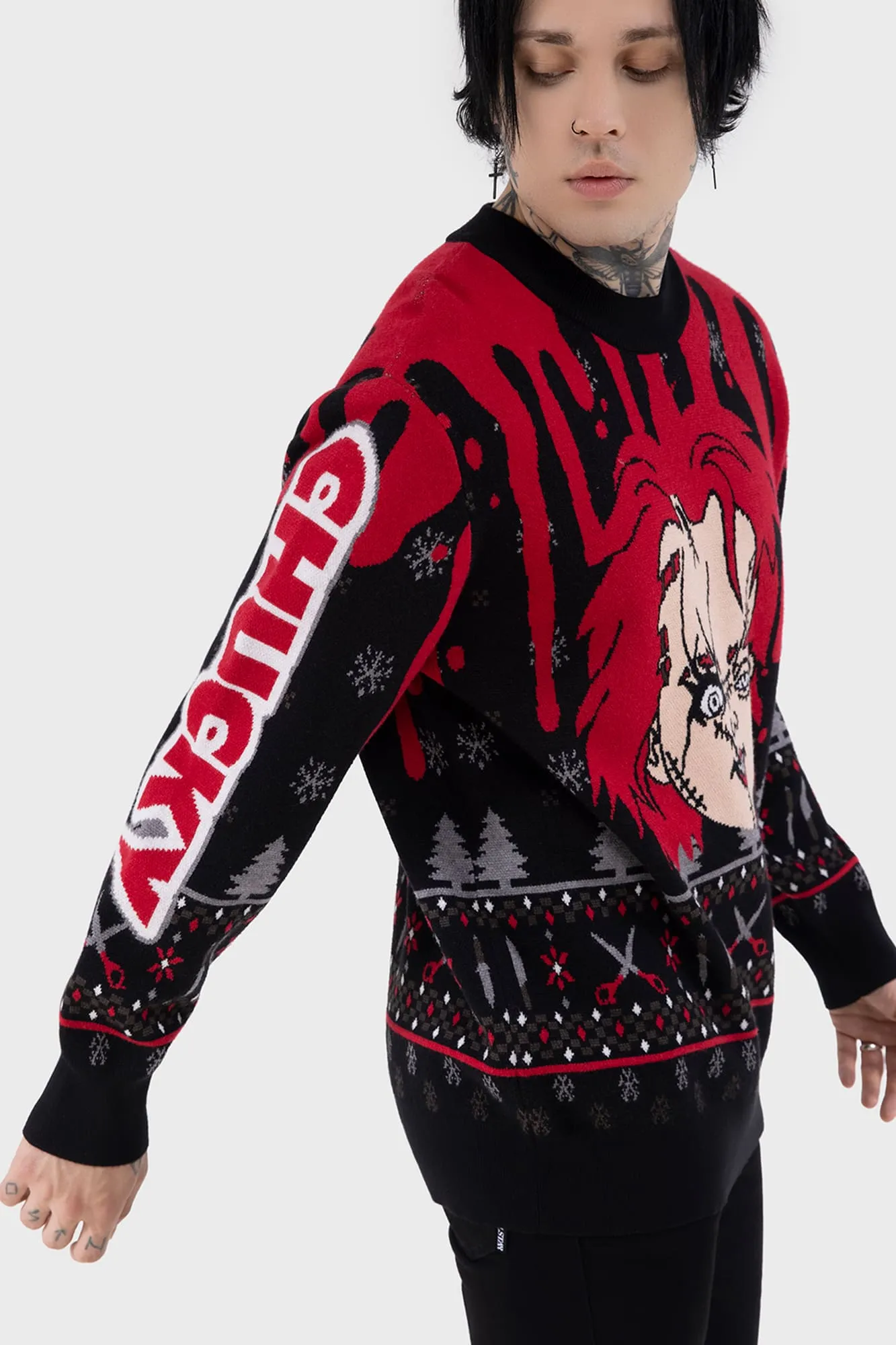 Chucky Wanna Play Sweater sold by Killstar product image thumbnail 5