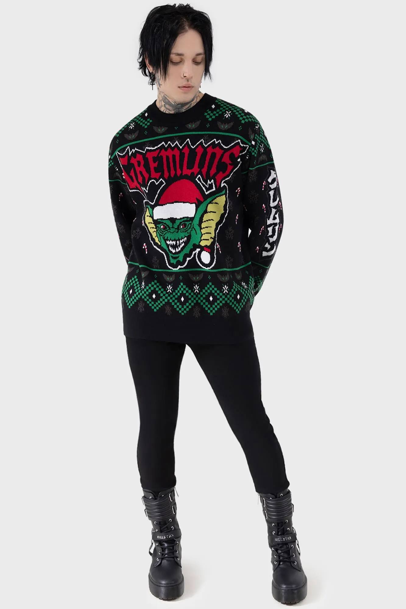 The Gremlins Are Coming Sweater sold by Killstar product image thumbnail 3