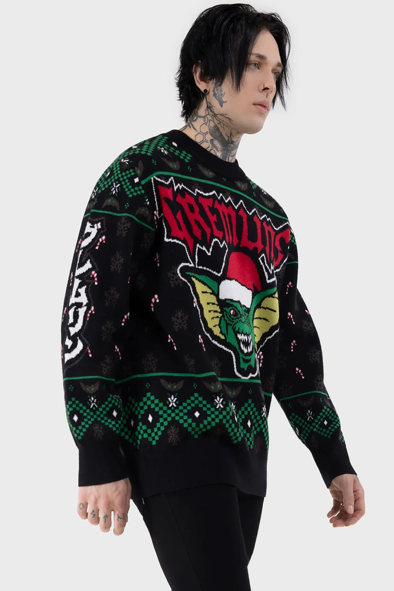 The Gremlins Are Coming Sweater sold by Killstar product image thumbnail 5