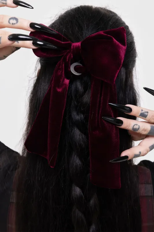 Tabinka Hair Bow [RED] sold by Killstar