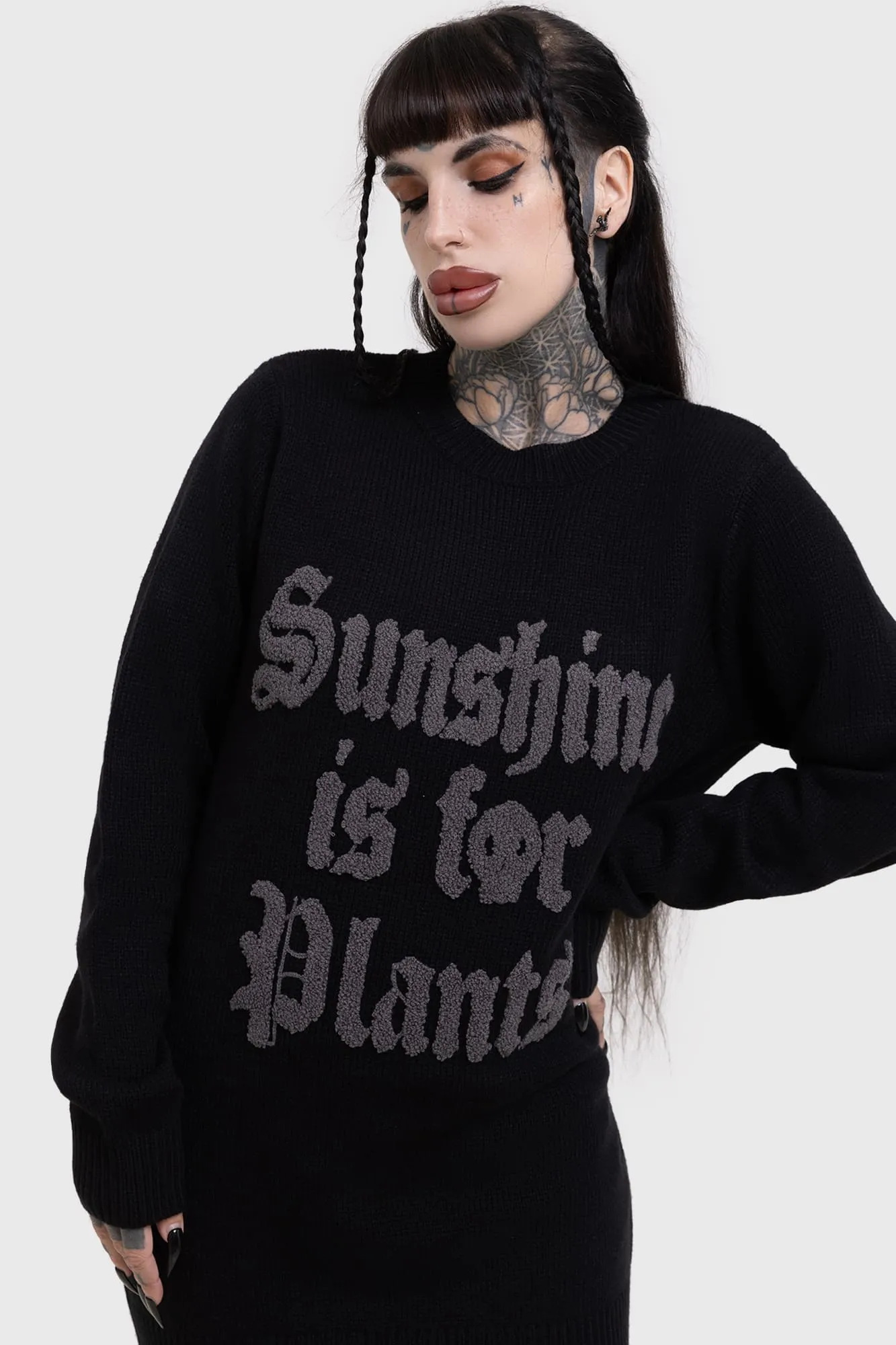 Sunshine For Plants Sweater sold by Killstar product image thumbnail 5