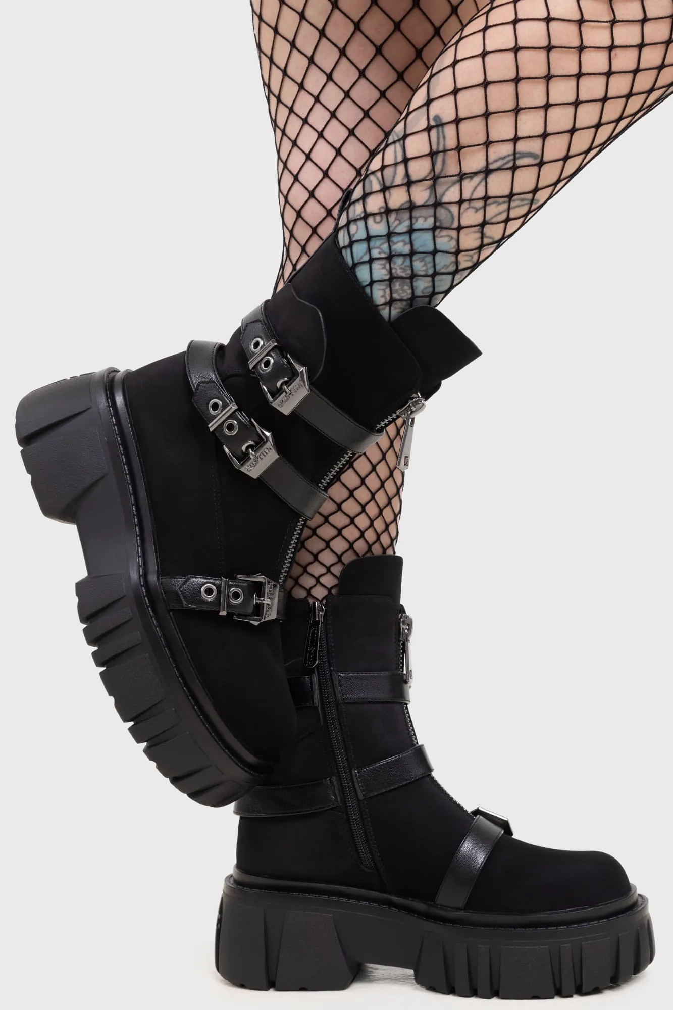 Coffin Combat Boots sold by Killstar