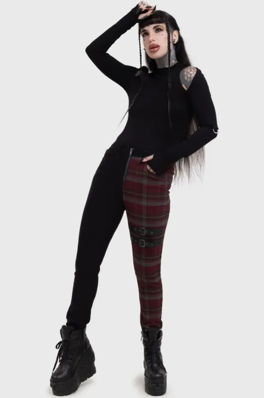 Sable Riot Trousers sold by Killstar