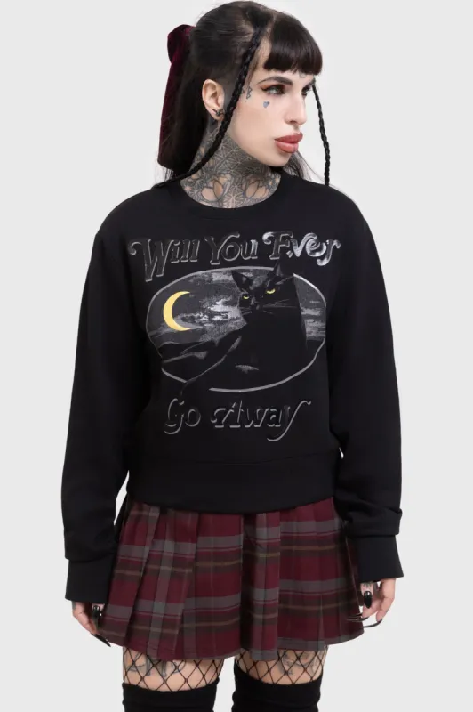 Go Away Sweatshirt sold by Killstar