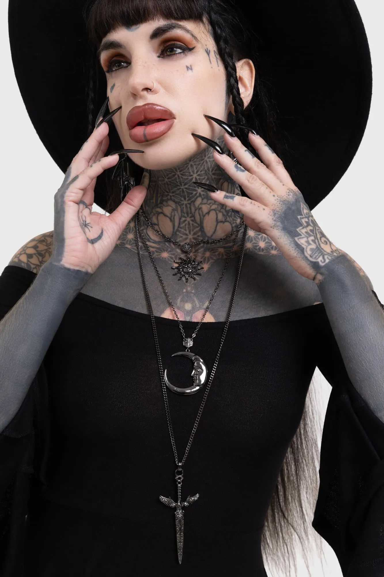 Swordstorm Necklace sold by Killstar product image thumbnail 3