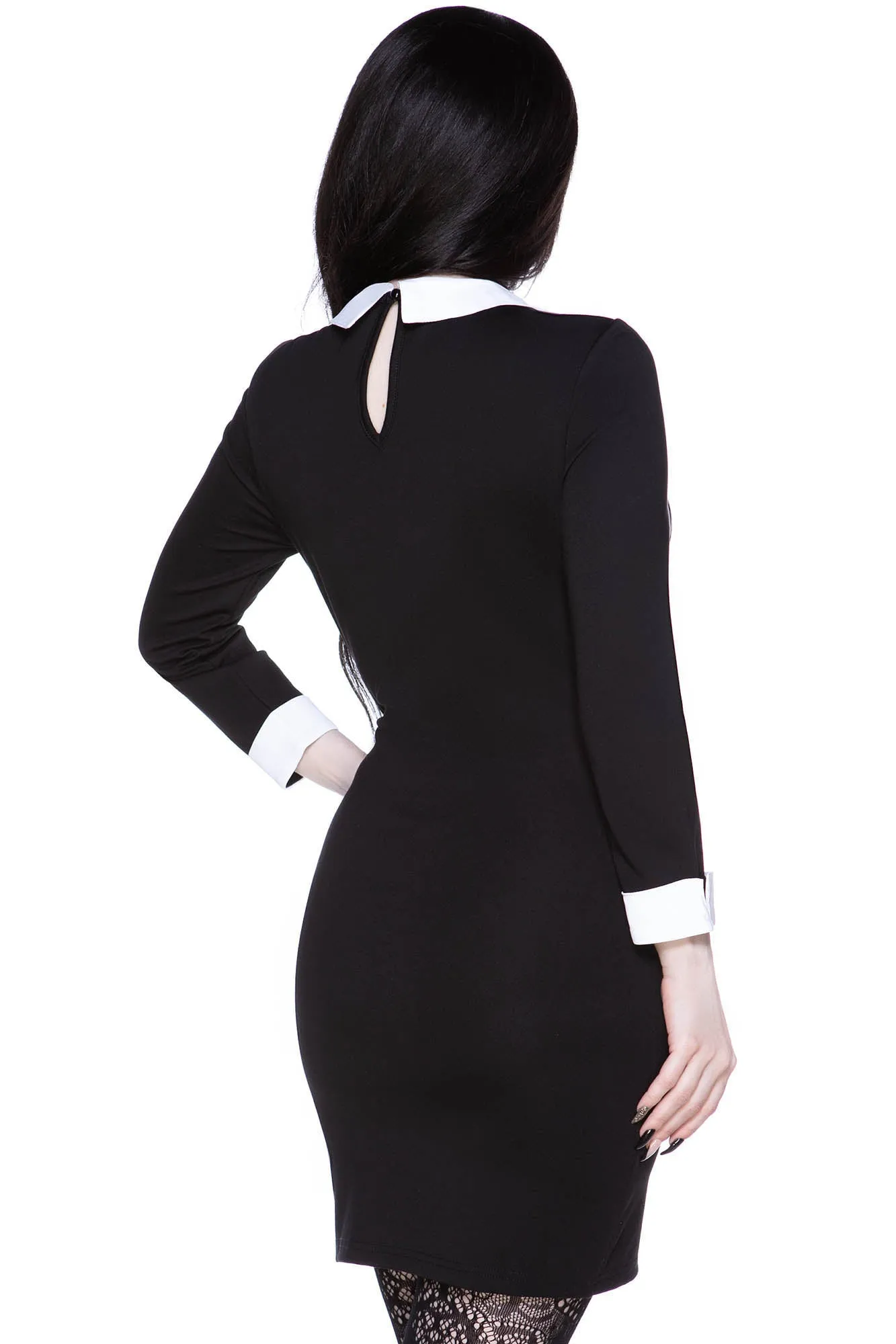 Moonspell Collar Dress - Resurrect sold by Killstar product image thumbnail 2