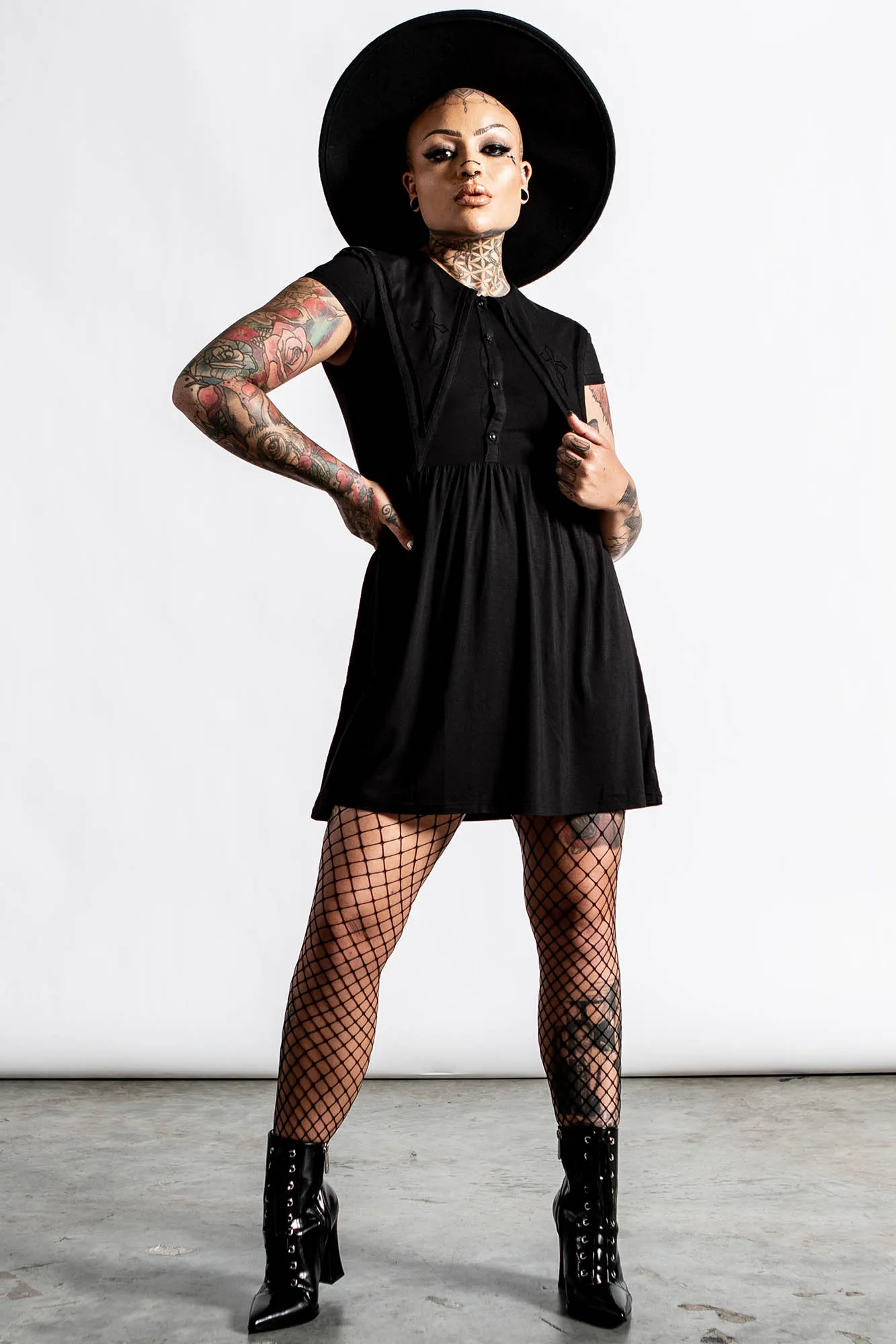 Blood Bound Skater Dress - Resurrect sold by Killstar product image thumbnail 4