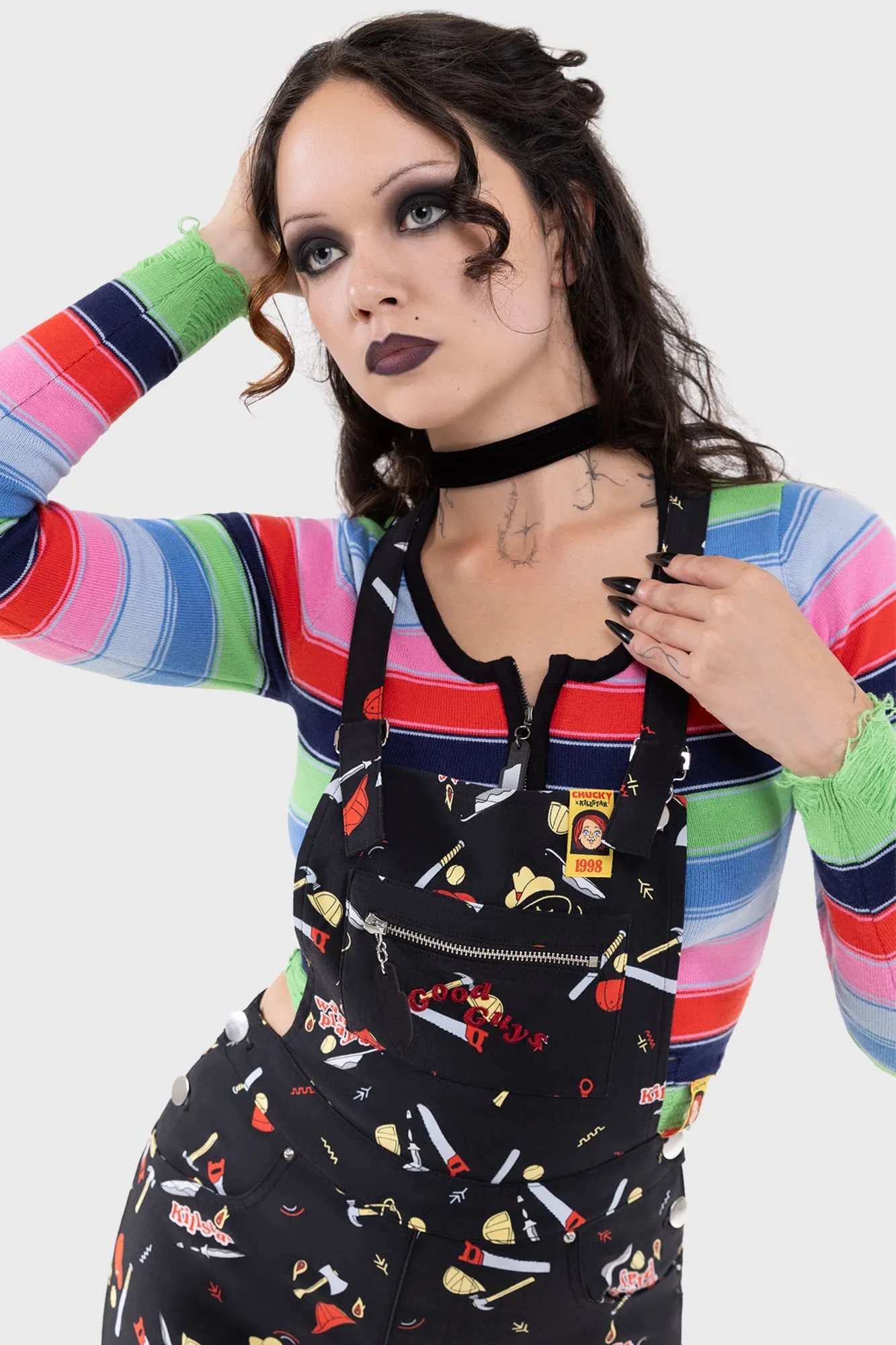 Good Guys Finish Last Knit Top sold by Killstar product image thumbnail 3