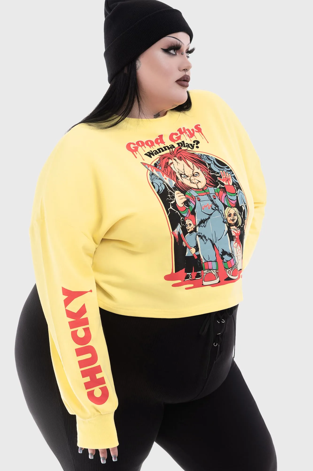 My Friends Call Me...Chucky Sweatshirt sold by Killstar product image thumbnail 5