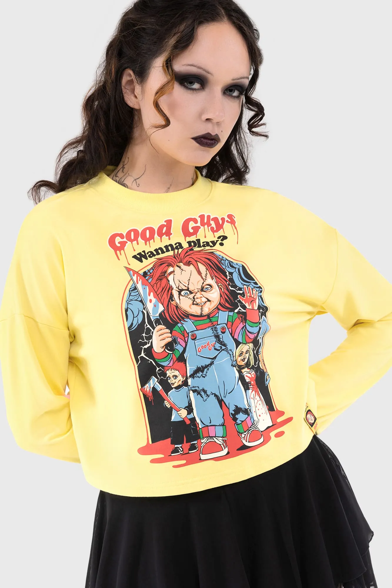 My Friends Call Me...Chucky Sweatshirt sold by Killstar product image thumbnail 2