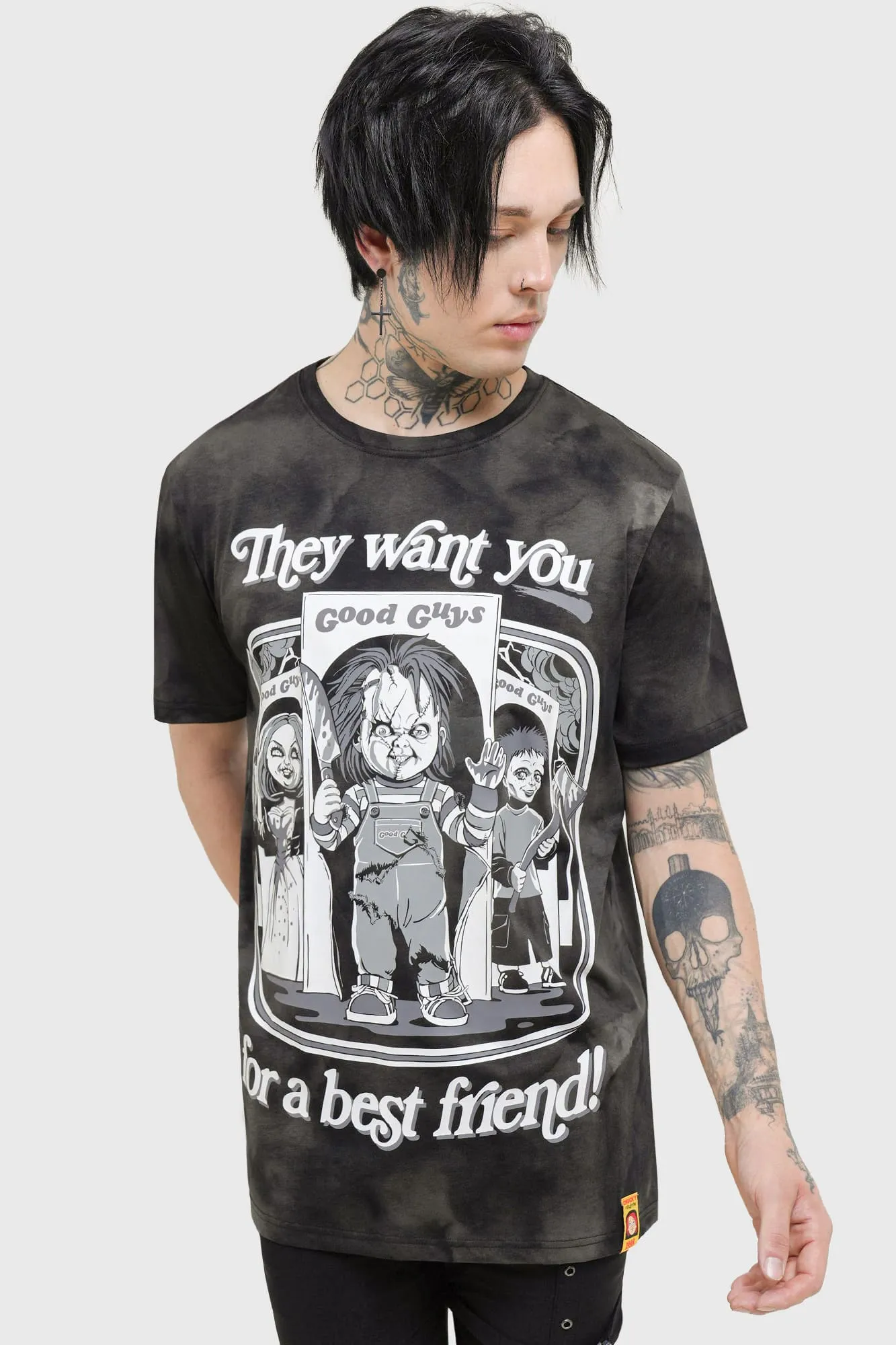 Hey There Friend T-Shirt sold by Killstar product image thumbnail 2