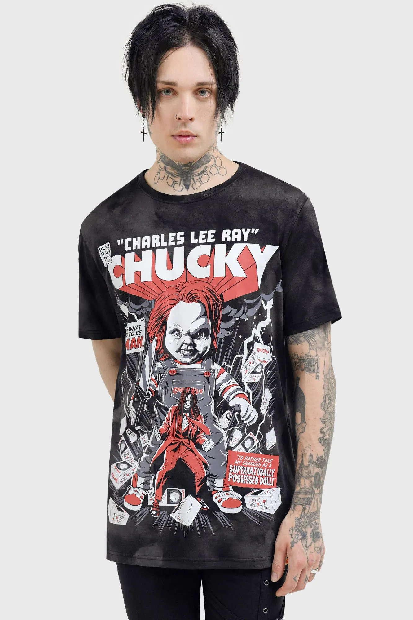 Charles Lee Ray T-Shirt sold by Killstar product image thumbnail 5