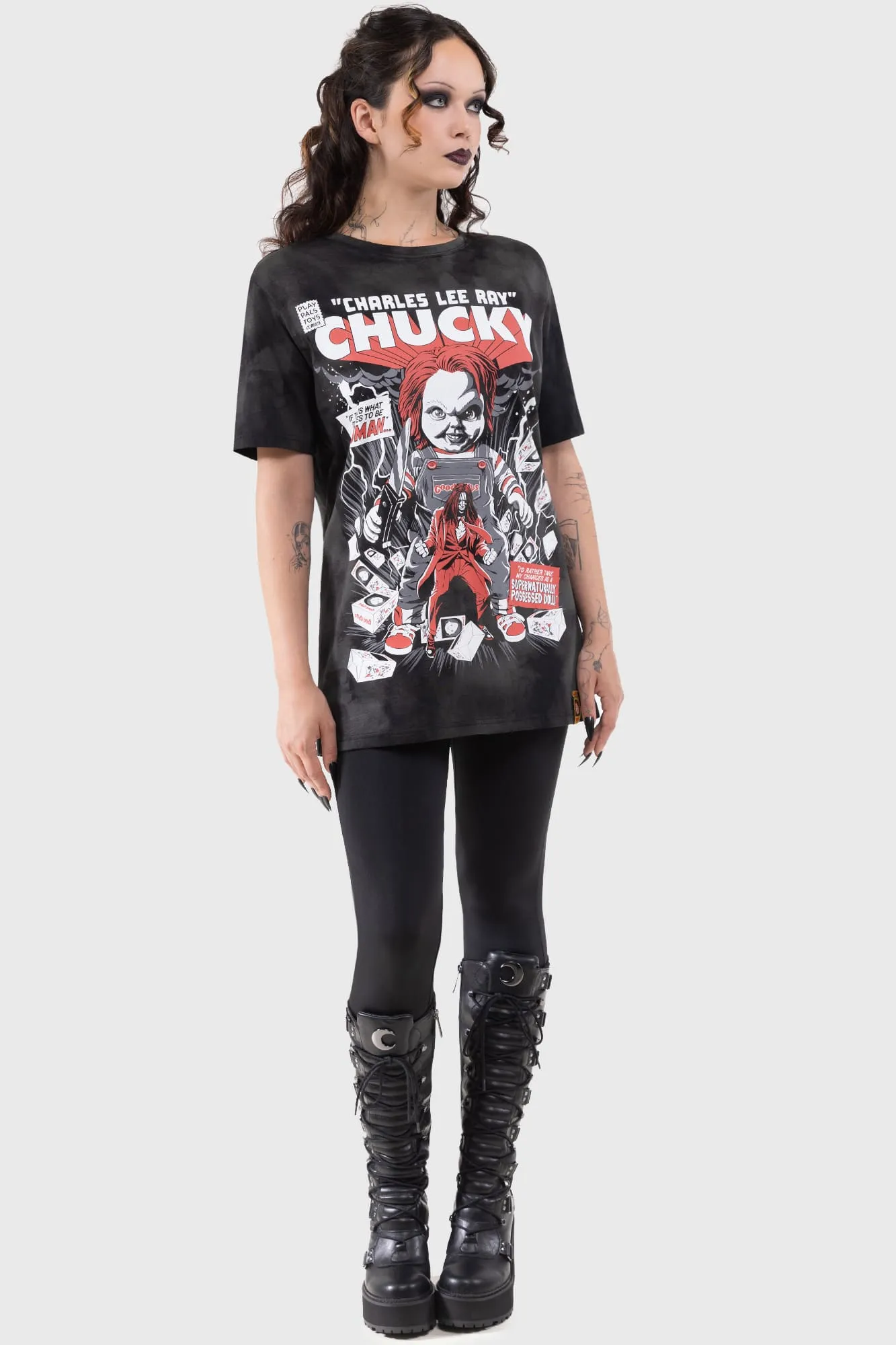 Charles Lee Ray T-Shirt sold by Killstar product image thumbnail 3