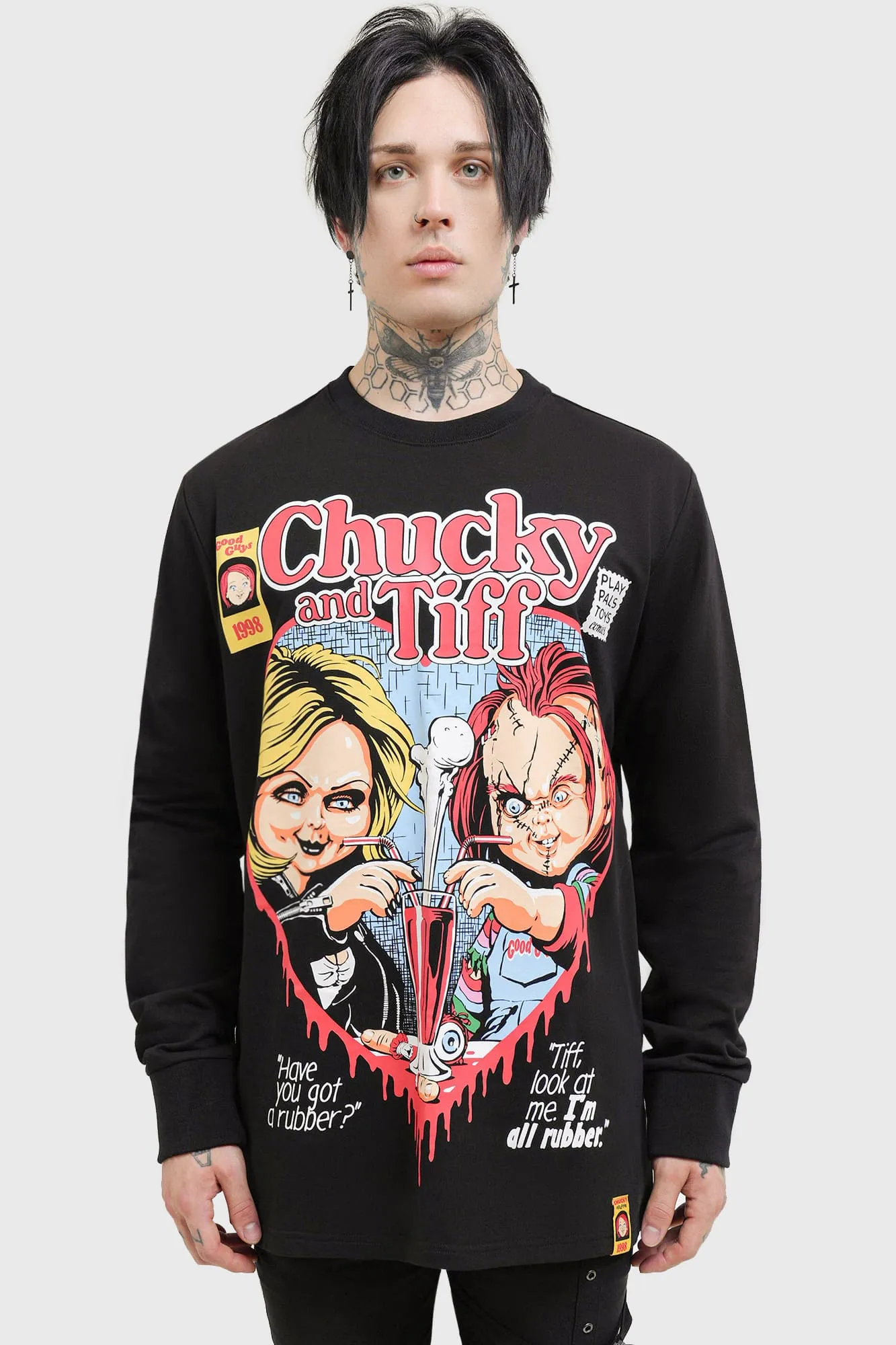 Chucky & Tiff Forever Sweatshirt sold by Killstar product image thumbnail 4