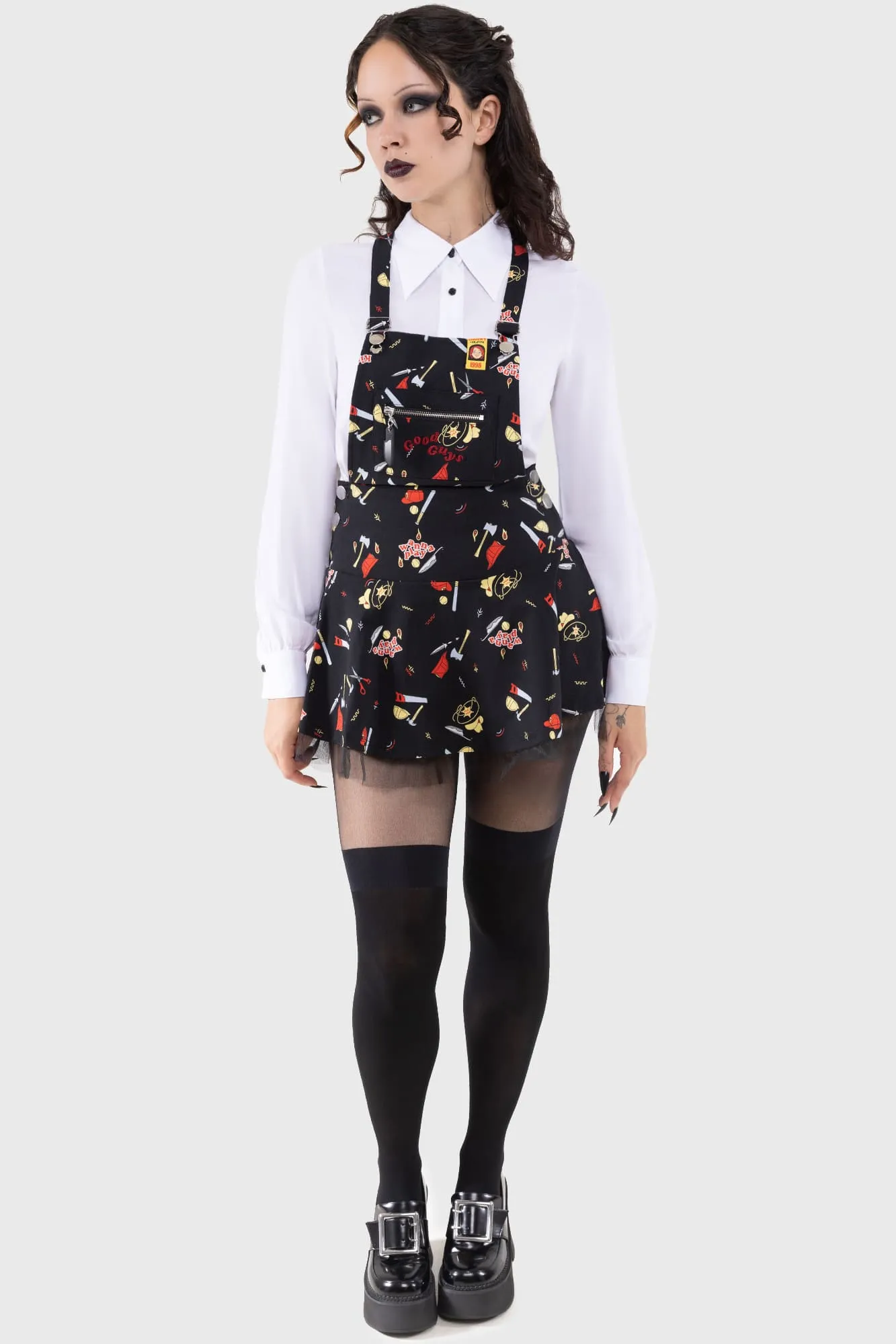 It's Time To Play Pinafore Dress sold by Killstar product image thumbnail 2