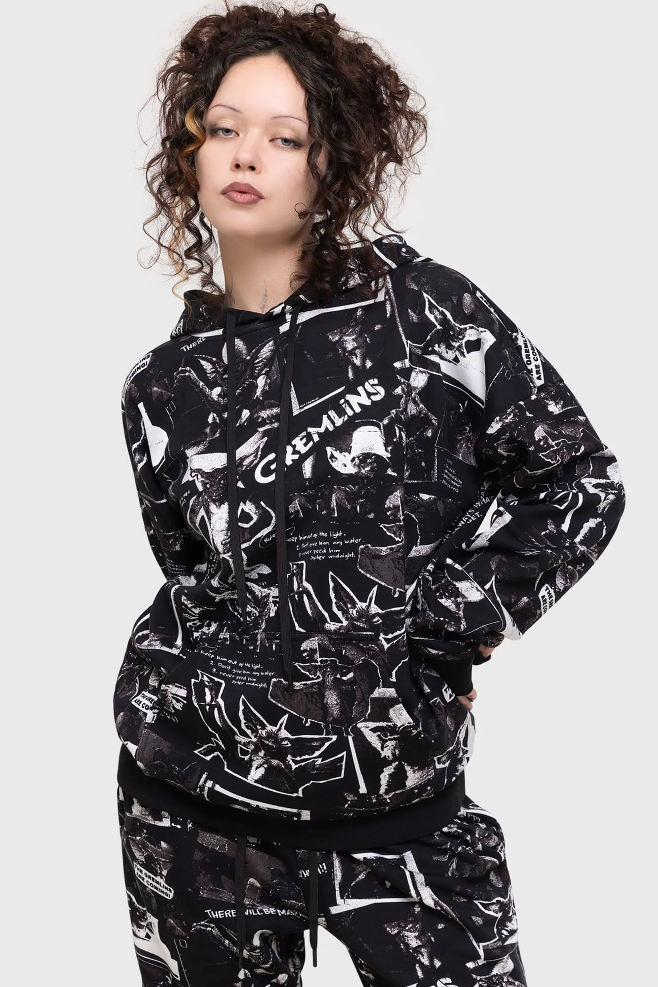 The Gremlins Are Coming Hoodie sold by Killstar product image thumbnail 2