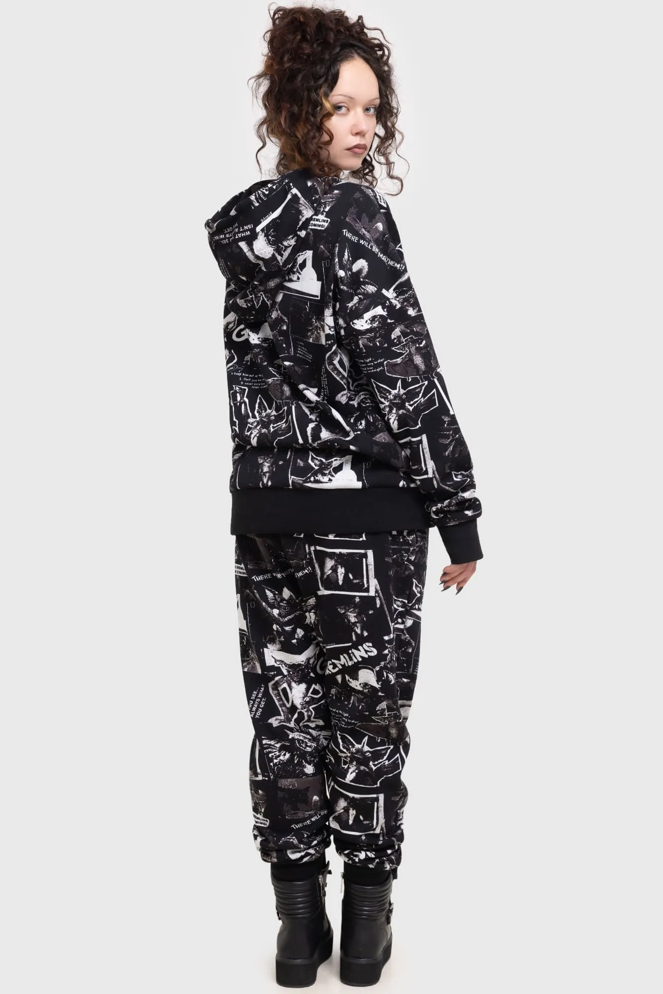 The Gremlins Are Coming Hoodie sold by Killstar product image thumbnail 3