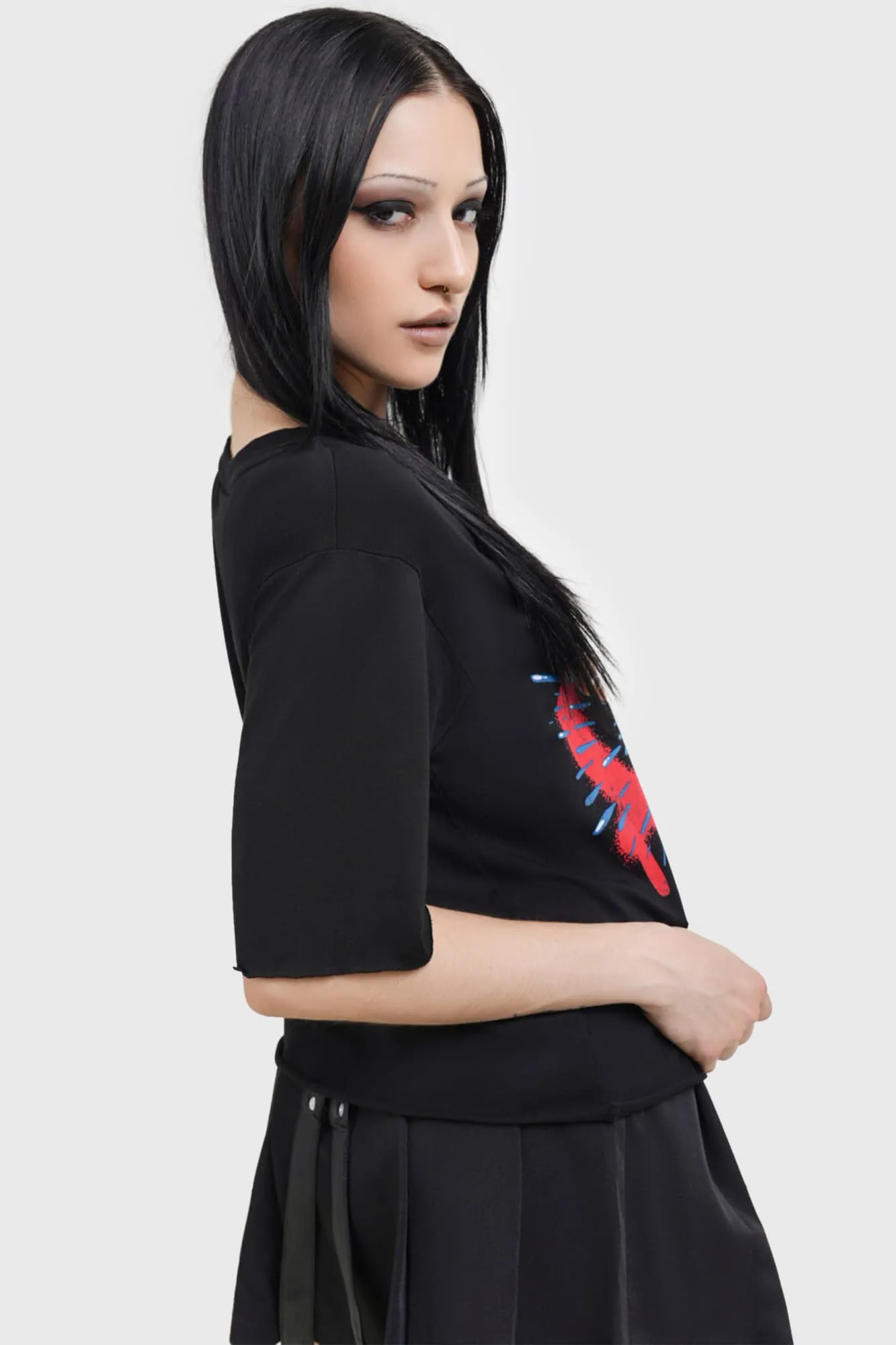 No H20 Short Sleeve Top sold by Killstar product image thumbnail 4