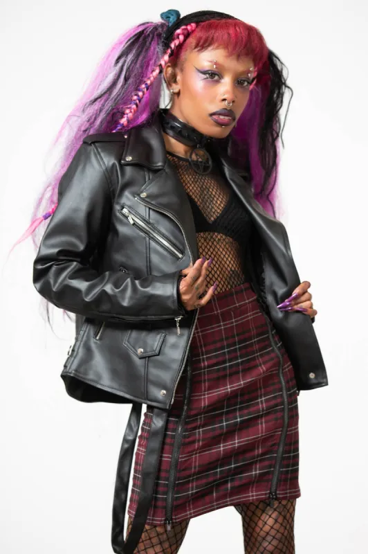 Leather Jacket [FAUX LEATHER] - Resurrect sold by Killstar