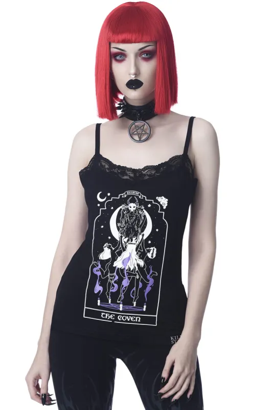 Coven Strappy Vest - Resurrect sold by Killstar