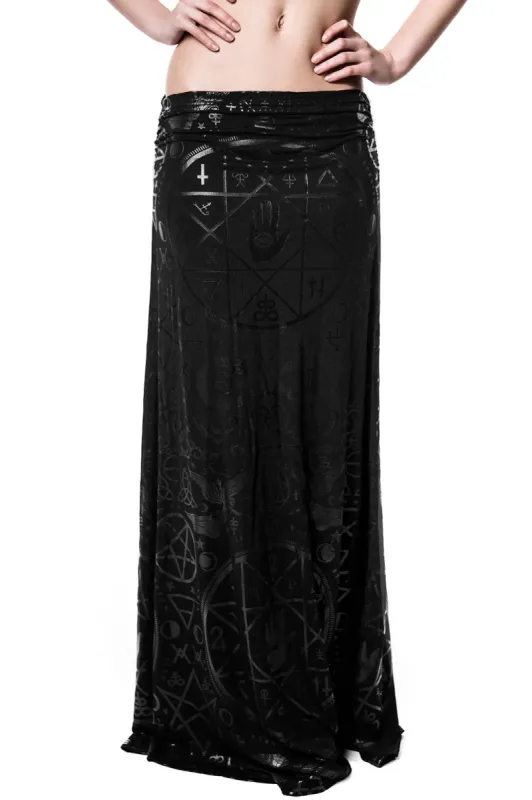 Cult Maxi Skirt [B] - Resurrect sold by Killstar