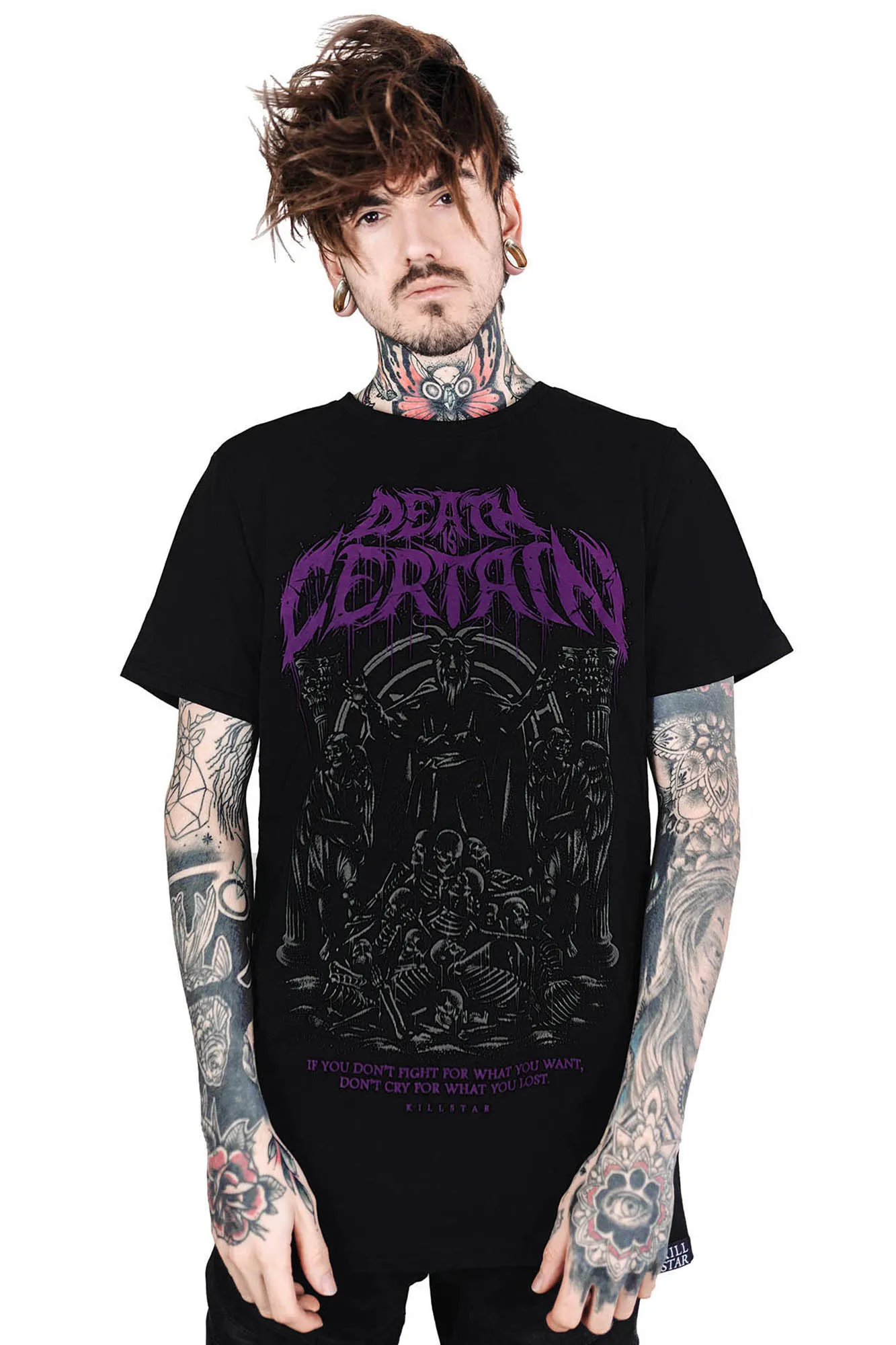 Death Is Certain T-Shirt - Resurrect sold by Killstar product image thumbnail 2