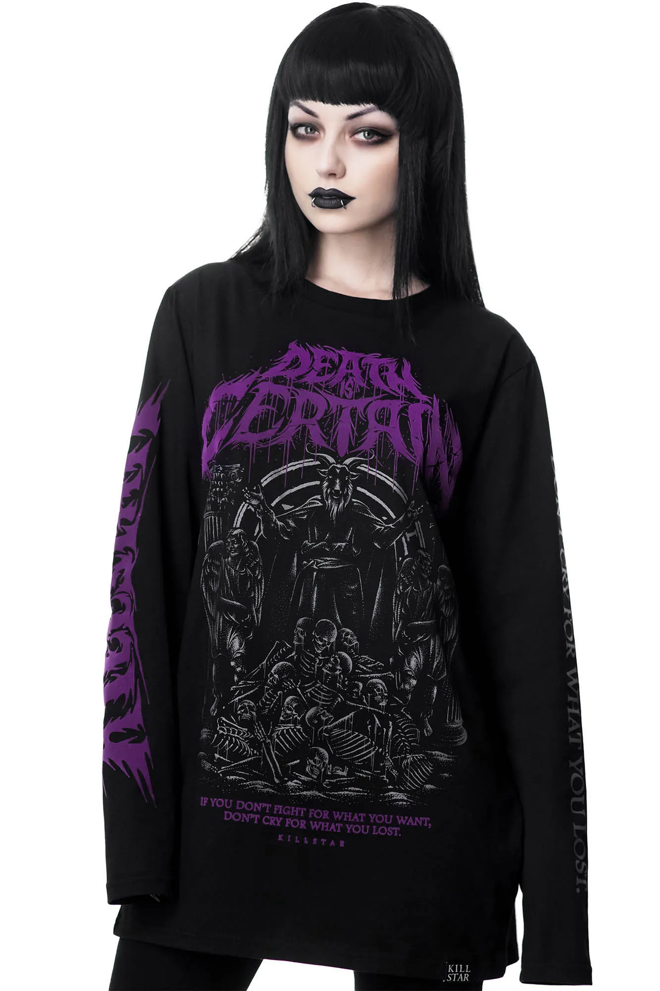 Death Is Certain Long Sleeve Top - Resurrect sold by Killstar