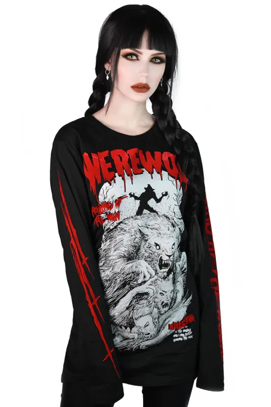 Werewolf Long Sleeve Top - Resurrect sold by Killstar
