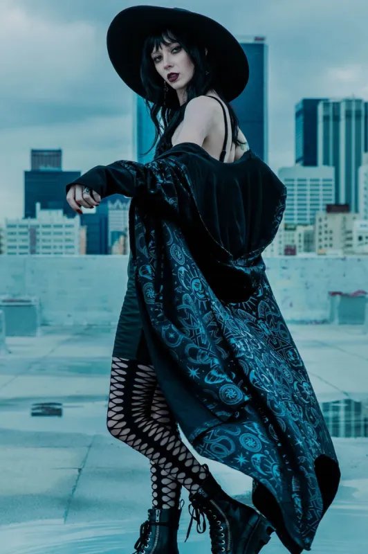 Demon Hooded Cardigan - Resurrect sold by Killstar