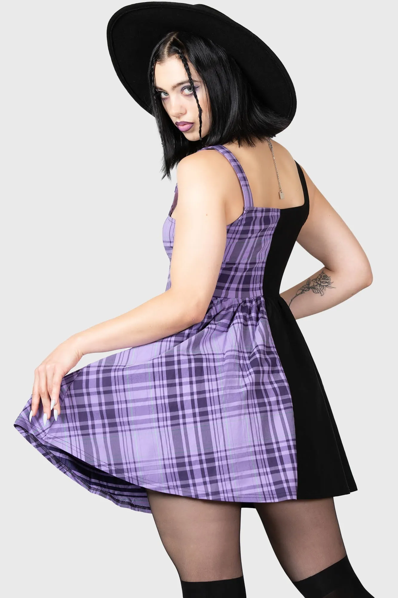Marie Zip Dress - Resurrect sold by Killstar product image thumbnail 4